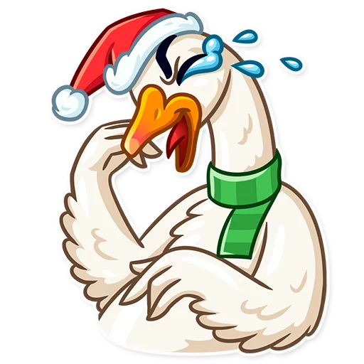 Стикер Christmas Goose