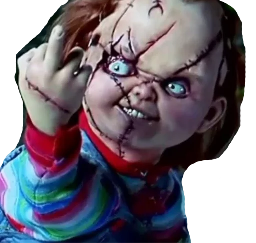 Стикер chucky doll