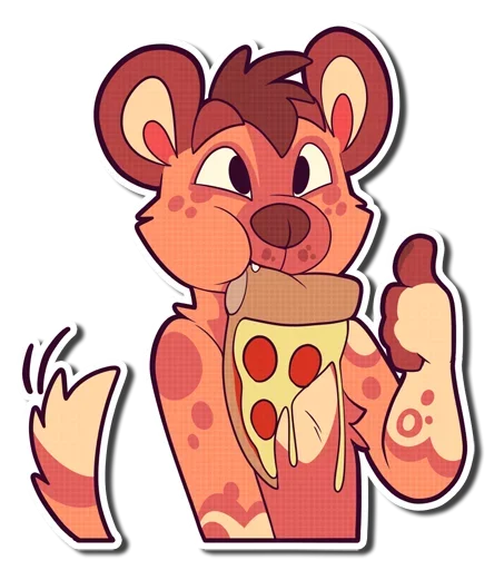 Стикер Cinnamon Wild Dog