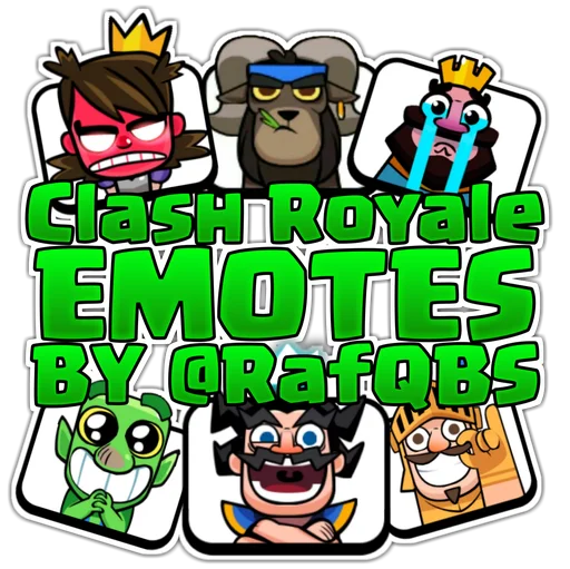 Стикер Clash Royale Emotes by RafQ