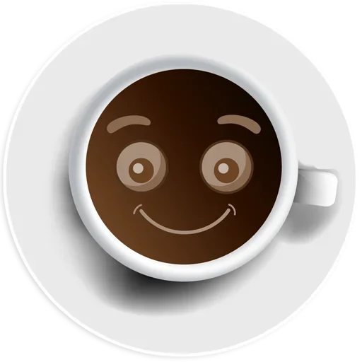 Стикер Coffee Smile