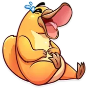 Стикер Cooper the Platypus
