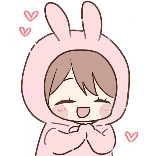 Стикер Костюм кролика