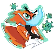 Стикер Covedillustration