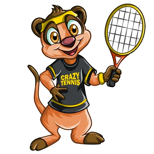 Стикер Безумный Теннис