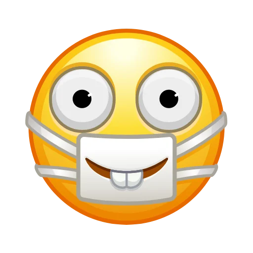 Стикер Crazy Emoji
