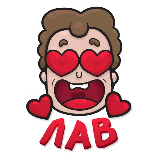 Стикер Crazy Guy