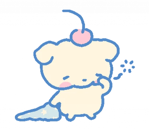 Стикер cream puppy
