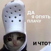 Стикер Crying cats v. 2