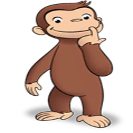 Стикер Curioso come George