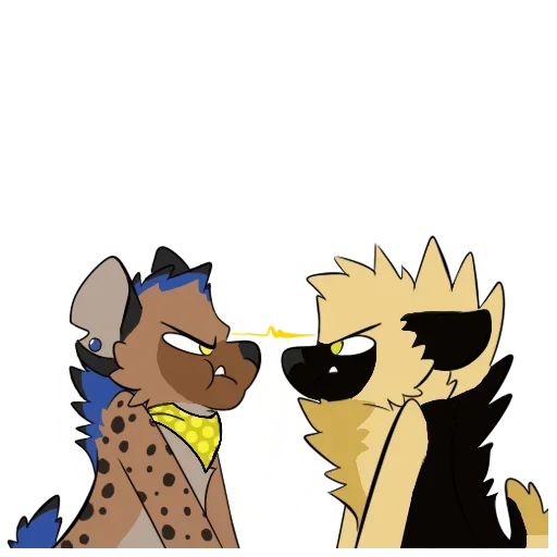 Стикер Cute Hyena