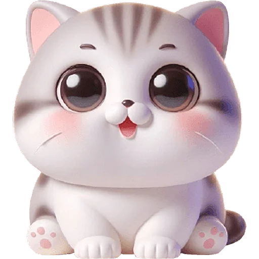 Стикер Милый котик