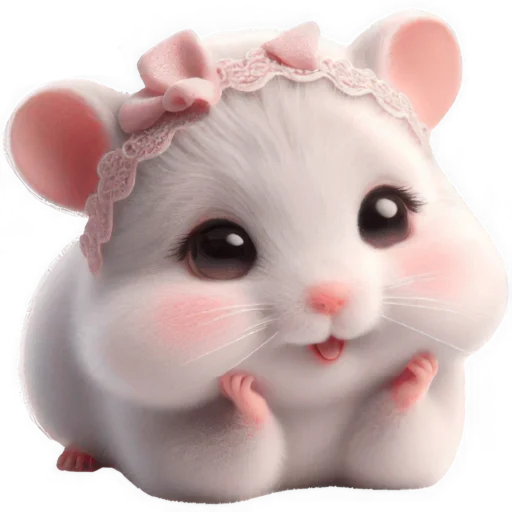 Стикер Милая крыска