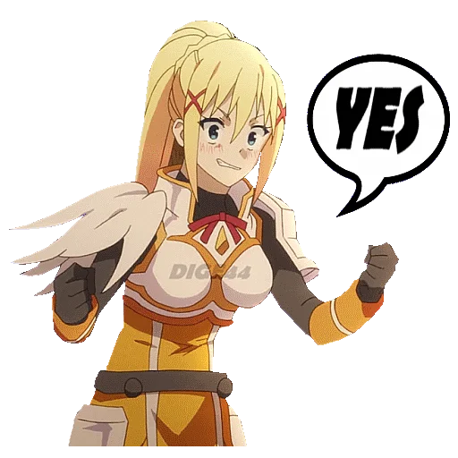 Стикер DARKNESS KONOSUBA