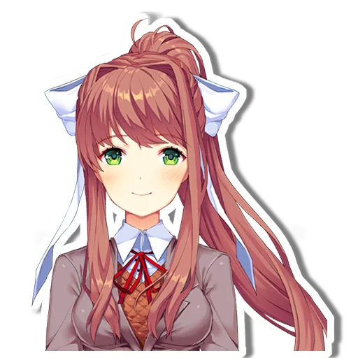 Стикер DDLC Monika