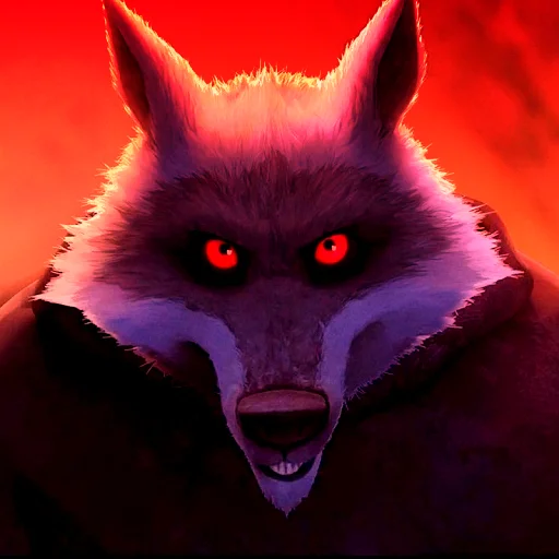 Стикер death the big wolf