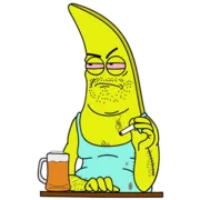 Стикер Батя Банан