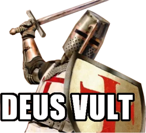 Стикер DEUS VULT