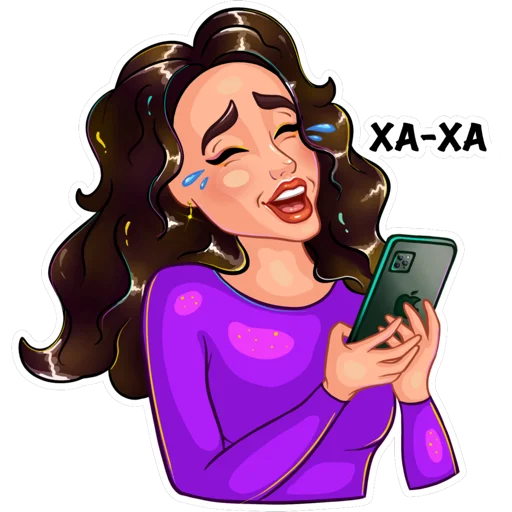 Стикер Диана Иллюстратор