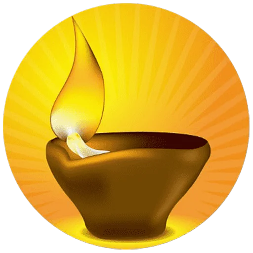Стикер Diya Candle