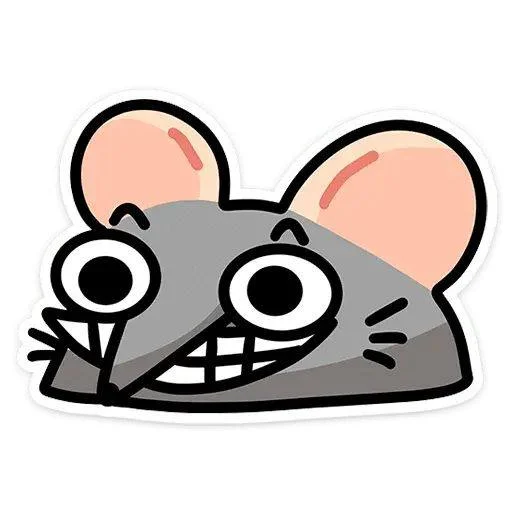 Стикер Мыш Вася