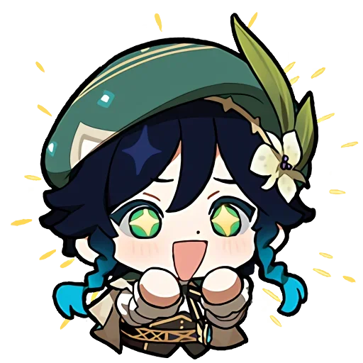 Стикер Genshin impact stickers chat