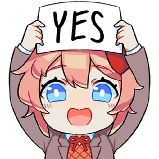 Стикер Doki Doki Literature Club