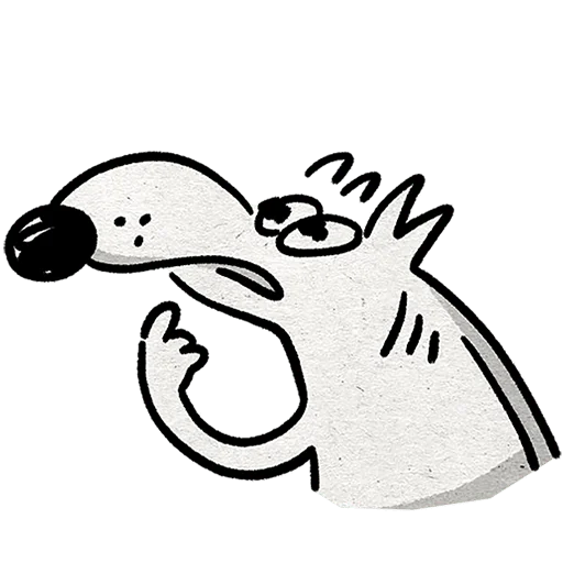 Стикер Пес Без Текста