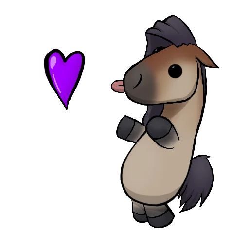 Стикер Draft Horse Plushie
