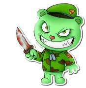 Стикер Веселые лесные друзья