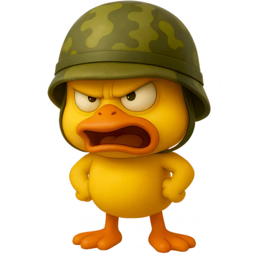 Стикер Военный Дакки