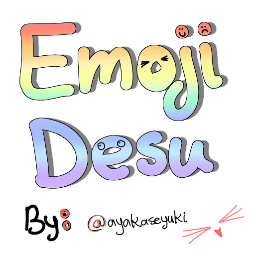 Стикер Emoji Desu