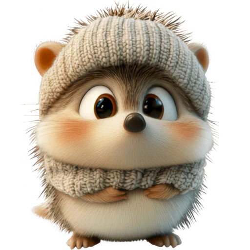 Стикер Милый еж