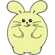 Стикер Fat Rabbit Farm