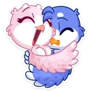 Стикер Фин и Фенечка