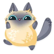 Стикер Cute fluffy Simi