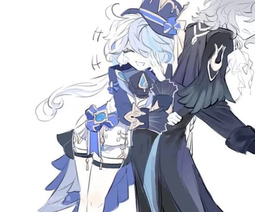 Стикер Фокалорс и Навилетт