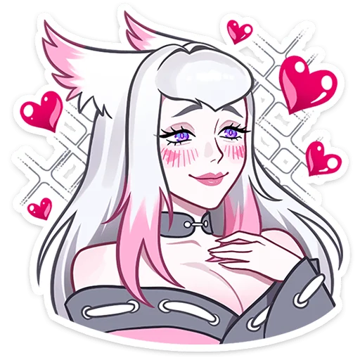 Стикер Лисий тандем Мари и Минто