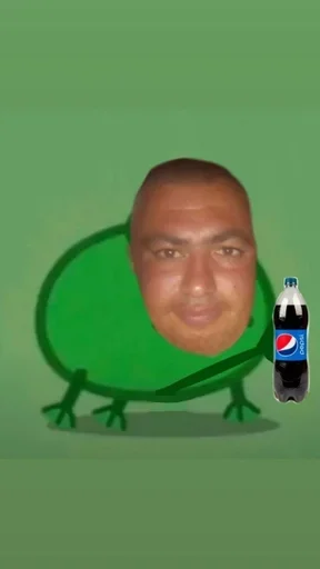 Стикер Frog Green