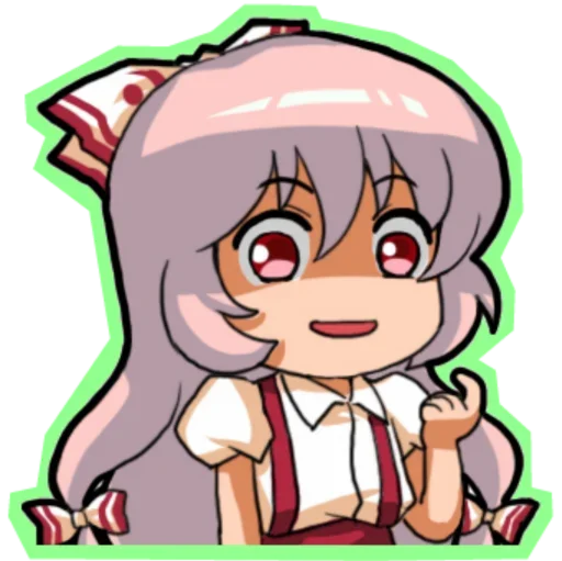 Стикер Fujiwara no Mokou - Touhou