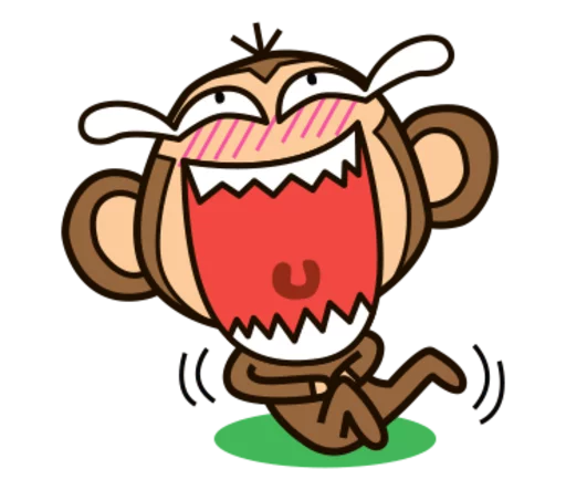 Стикер Funny Monkeys