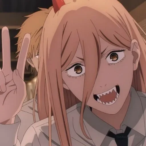 Стикер Человек бензопила