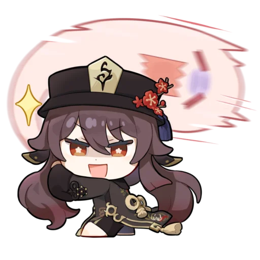 Стикер Genshin Chibi