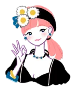 Стикер Girls talk club