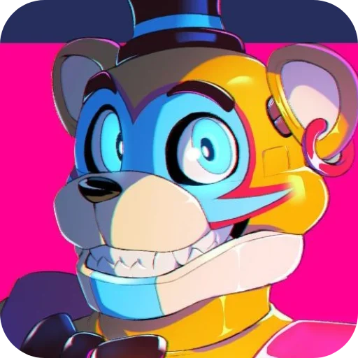 Стикер Glamrock Freddy