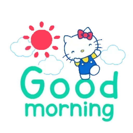 Стикер Good Morning