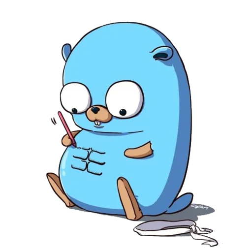 Стикер Gopher