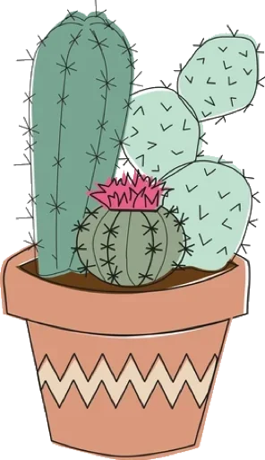 Стикер Green Cactus