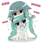 Стикер Green Tea Neko