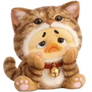 Стикер Утенок котенок